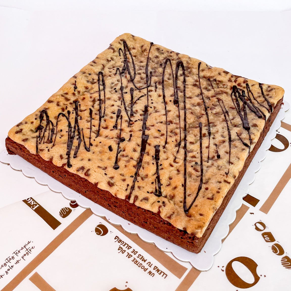 Brownie para celebrar 8-10 porciones