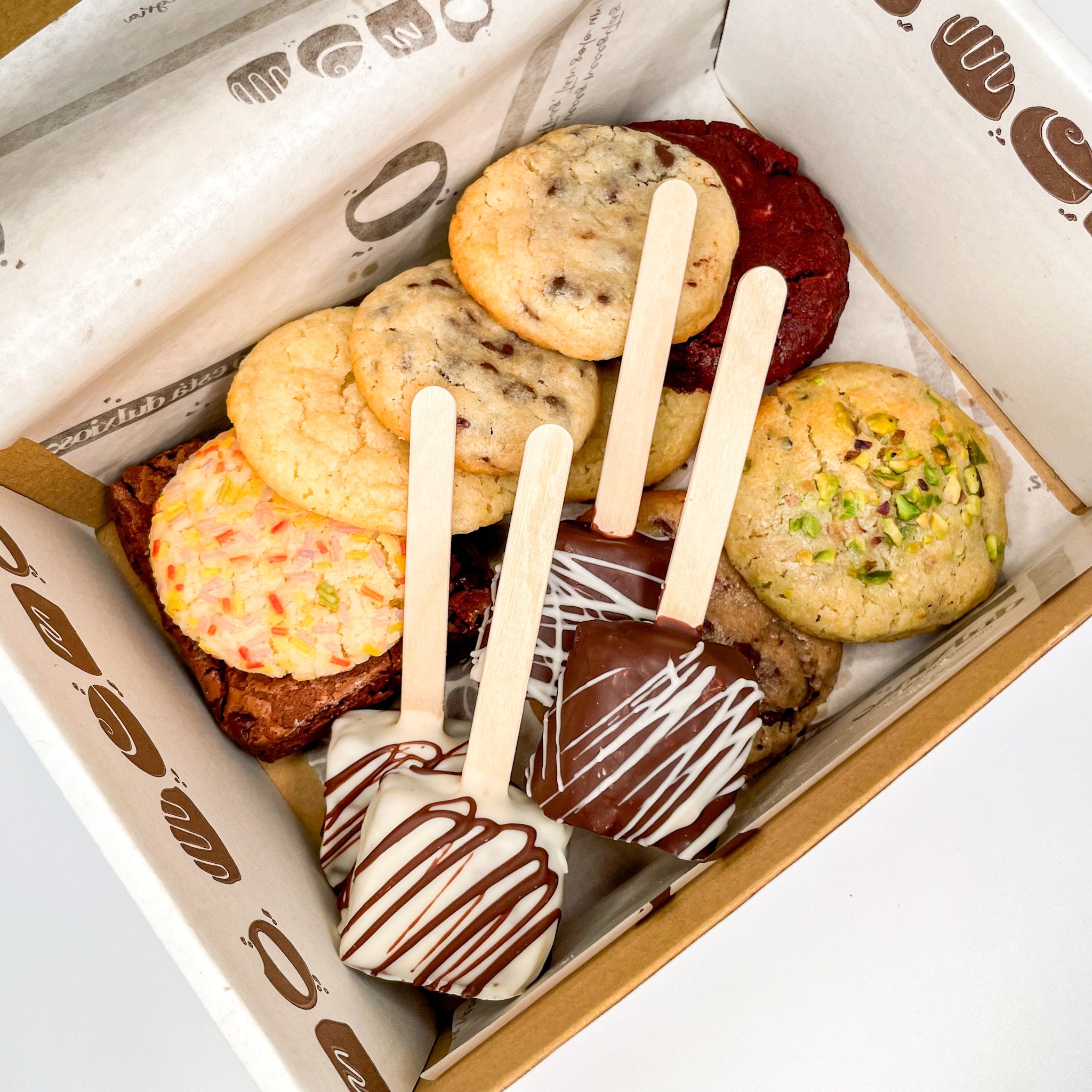 Caja Grande Mixta (Brownies y Cookies)