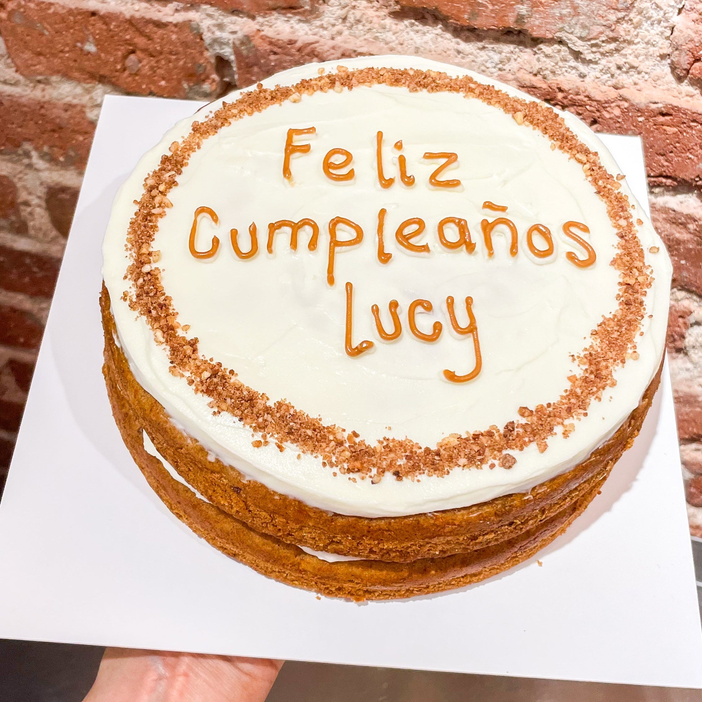 Tarta de Zanahoria con glaseado cremoso