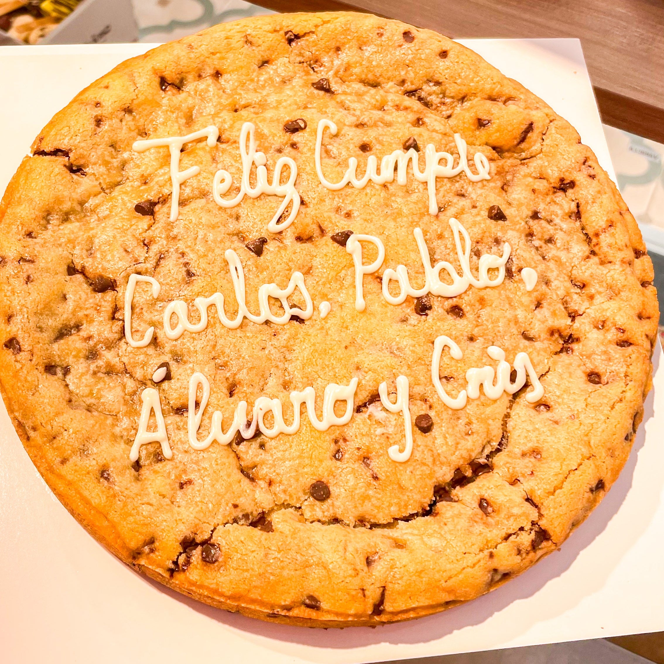 Cookie tarta rellena de Nutella