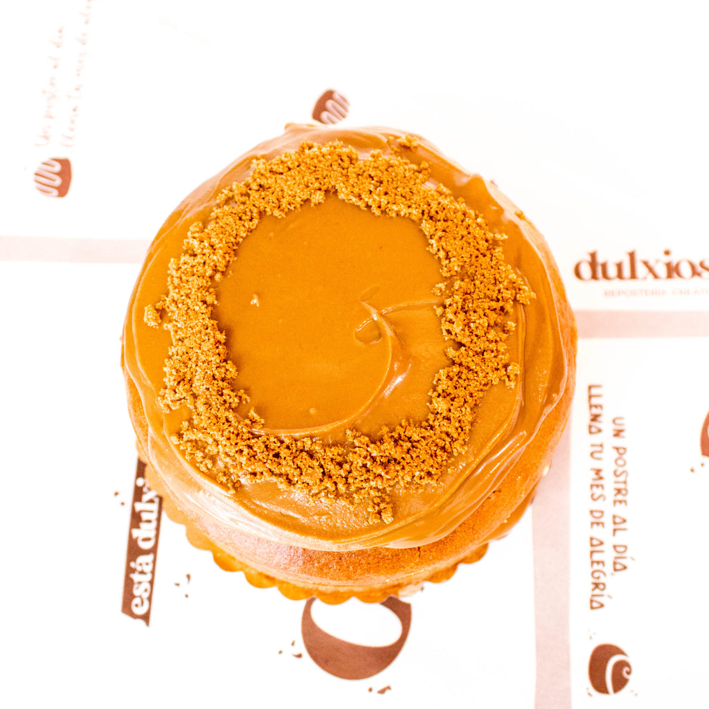 Tarta con Lotus Biscoff Vegana