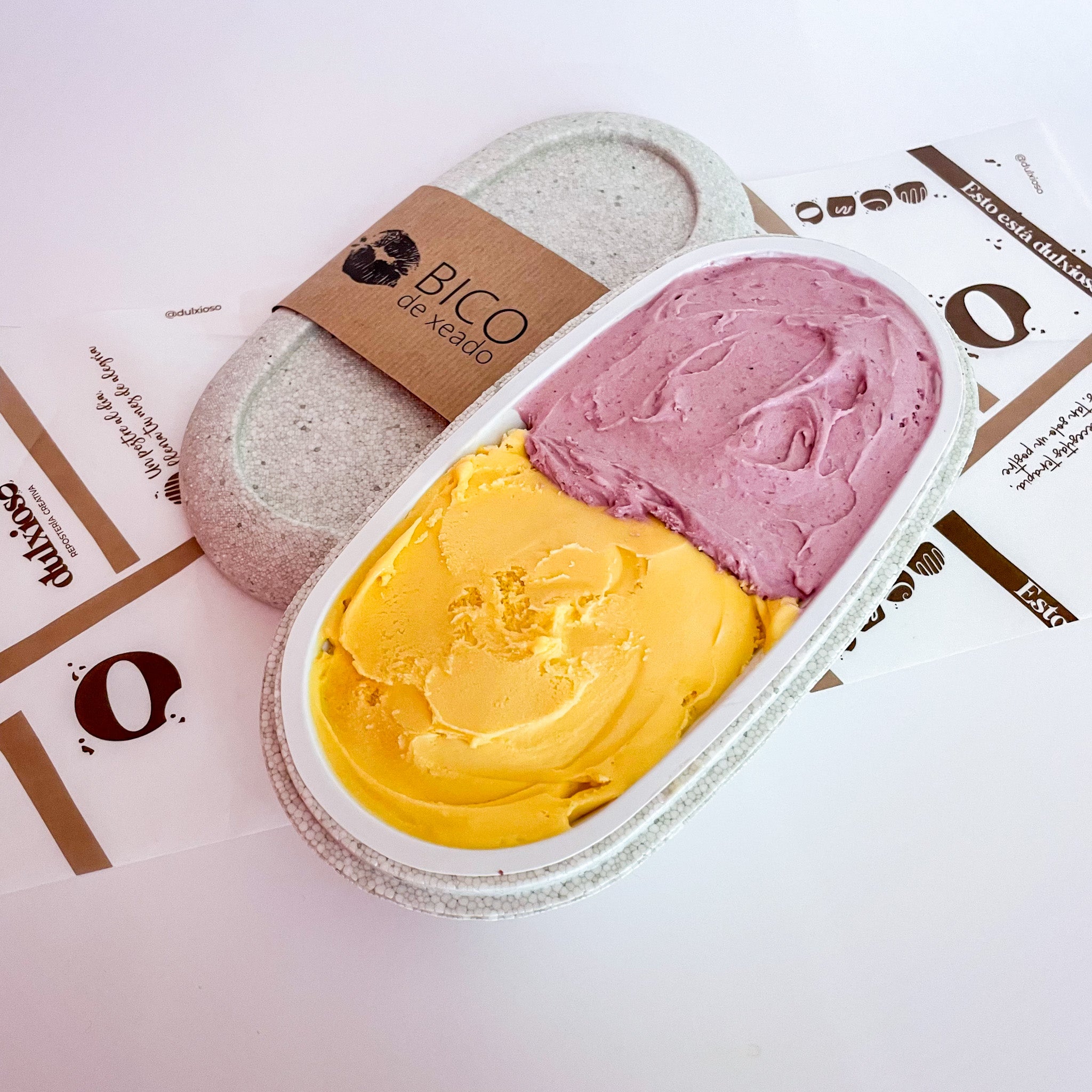Tarrina medio litro de Helado Bico de Xeado