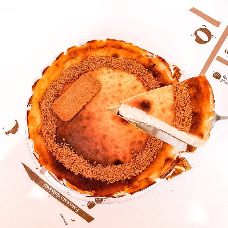 Tarta de queso con Lotus Biscoff 8-10 porciones