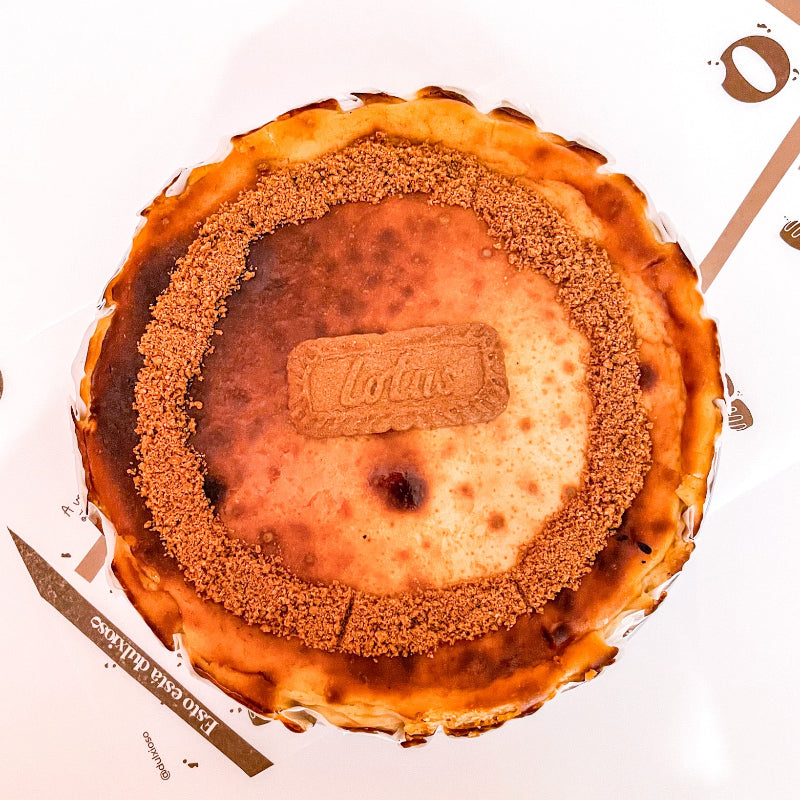 Tarta de queso con Lotus Biscoff 8-10 porciones